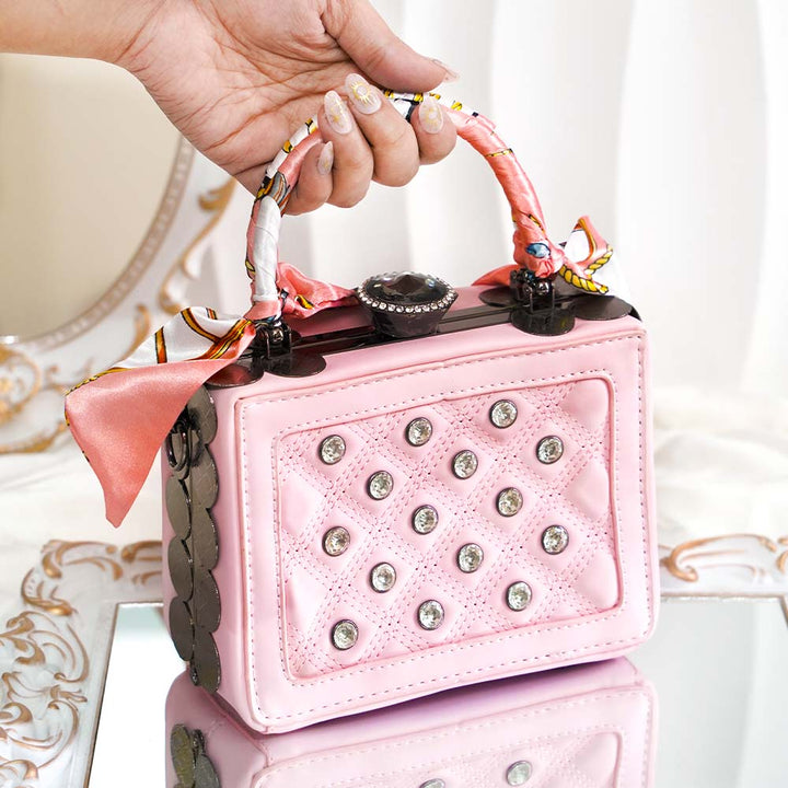 Noir Crystal Handbag