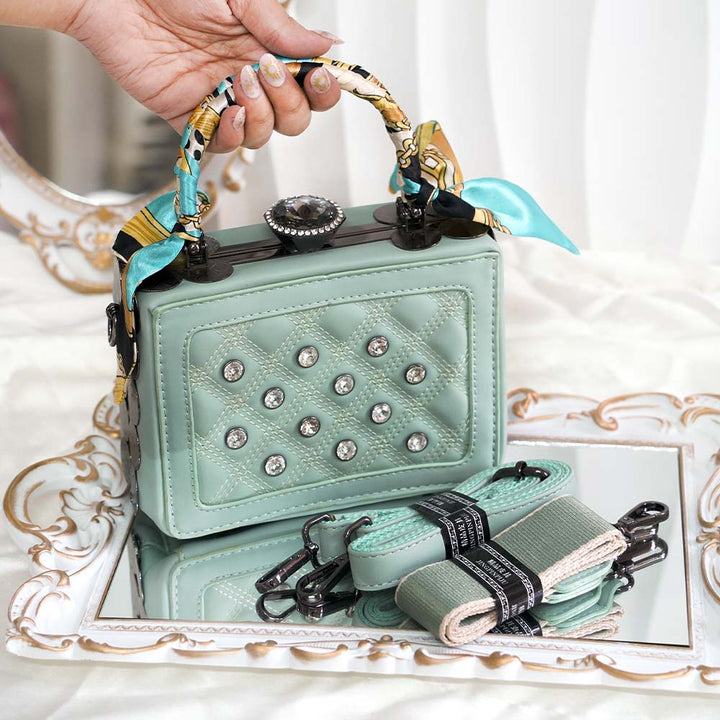 Noir Crystal Handbag