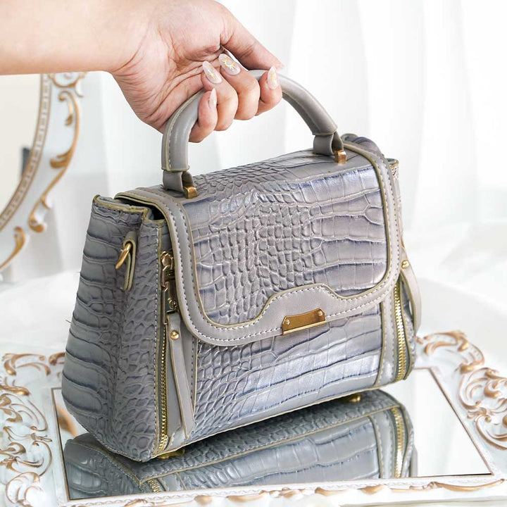 Glam Grey Broad Belt Bag