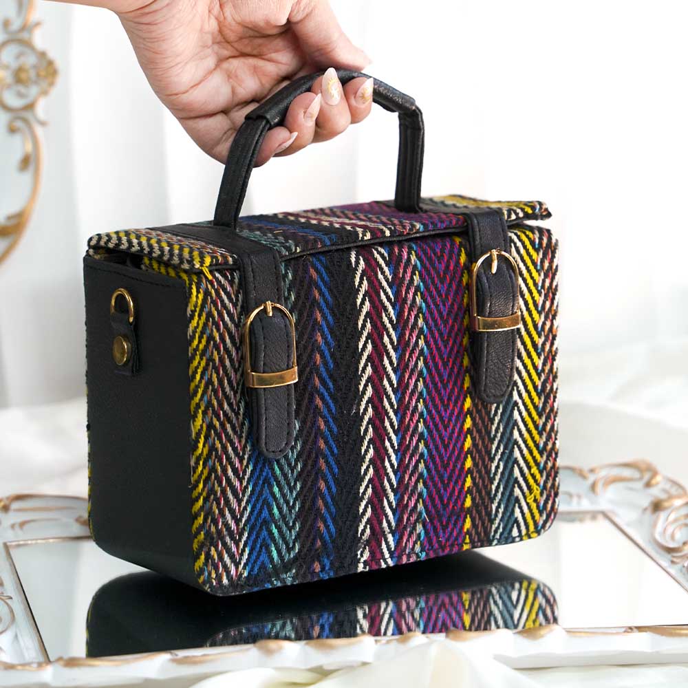 Boho Multicolor Box Bag