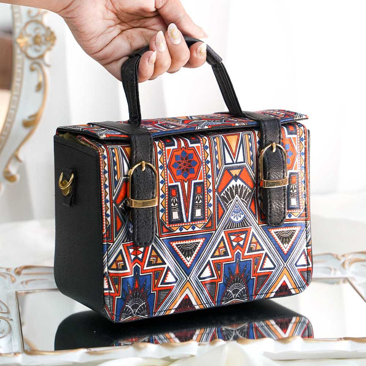 Boho Multicolor Box Bag
