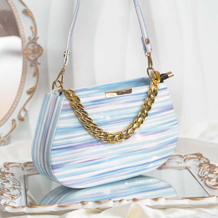 Glossy Blue Baguette