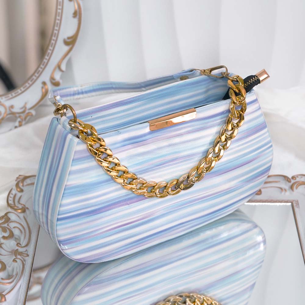 Glossy Blue Baguette