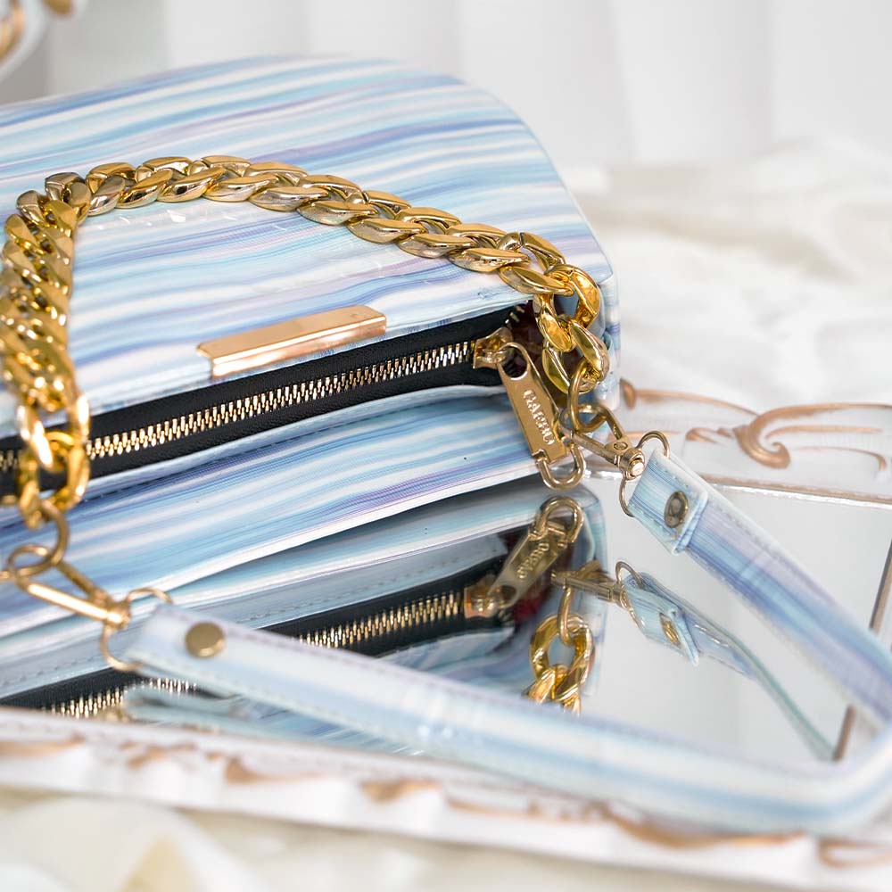 Glossy Blue Baguette