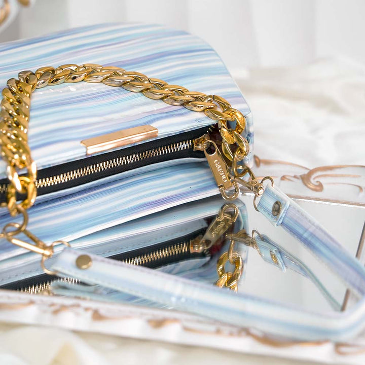 Glossy Blue Baguette