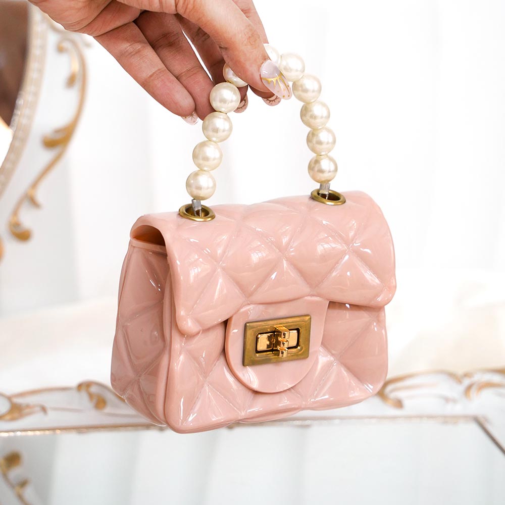 Mini Jelly Bags With Pearl Handle