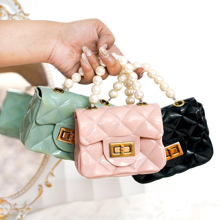 Mini Jelly Bags With Pearl Handle