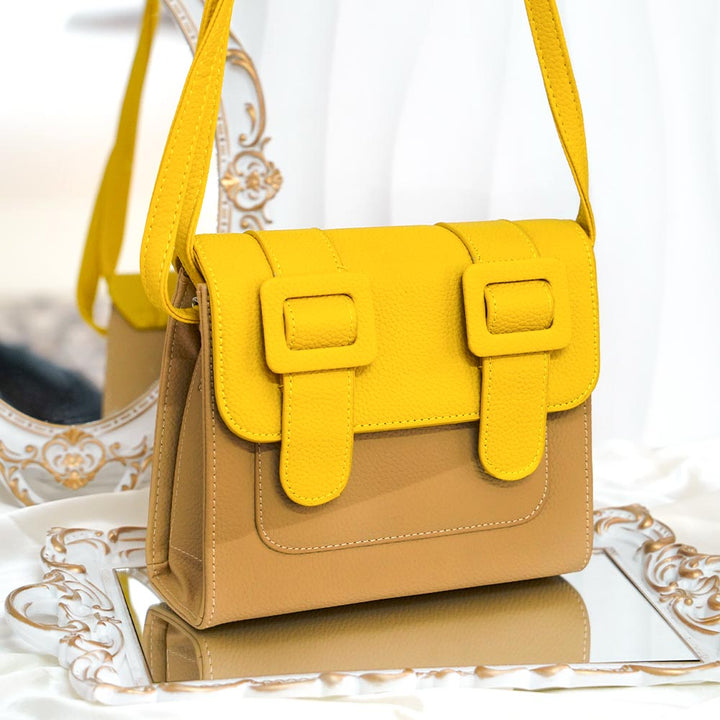 Trendy Dual Color Large Belt Bag