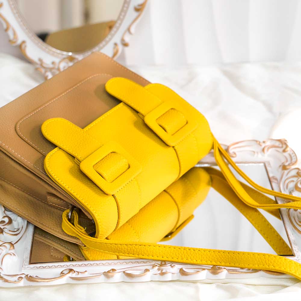 Trendy Dual Color Large Belt Bag