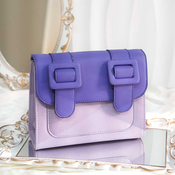 Trendy Dual Color Large Belt Bag
