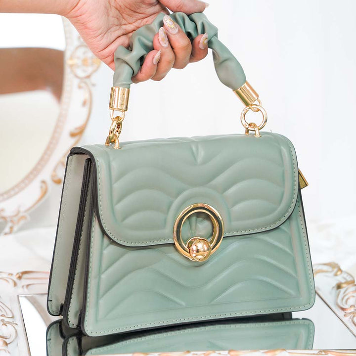 Quilted Gleam HandBag