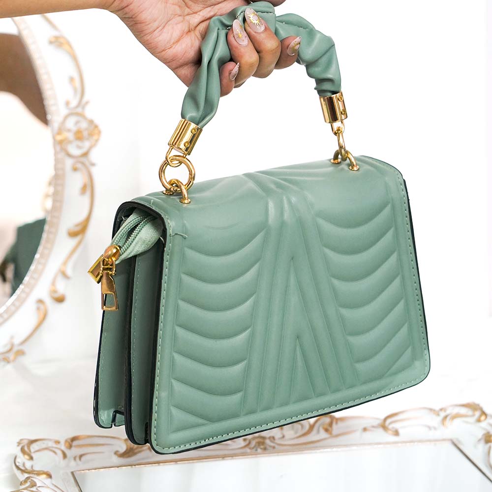 Quilted Gleam HandBag