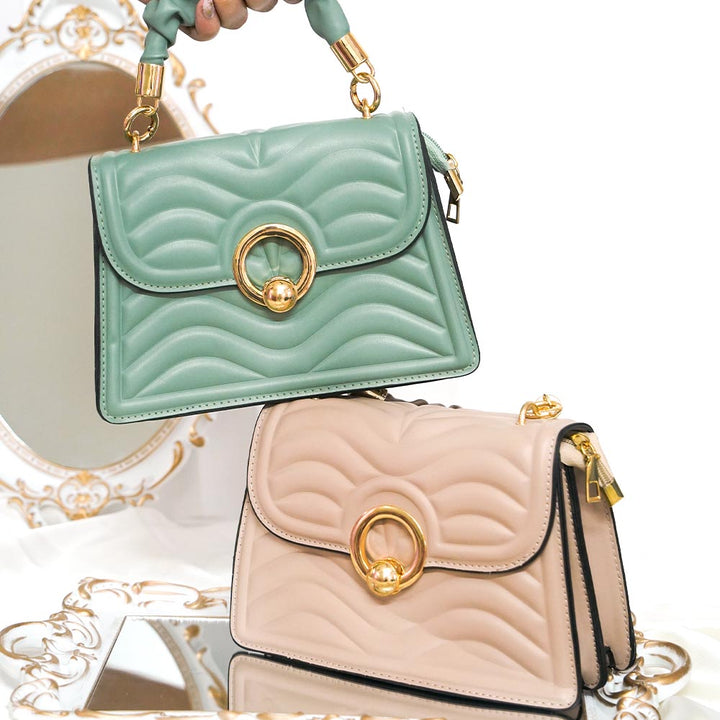 Quilted Gleam HandBag