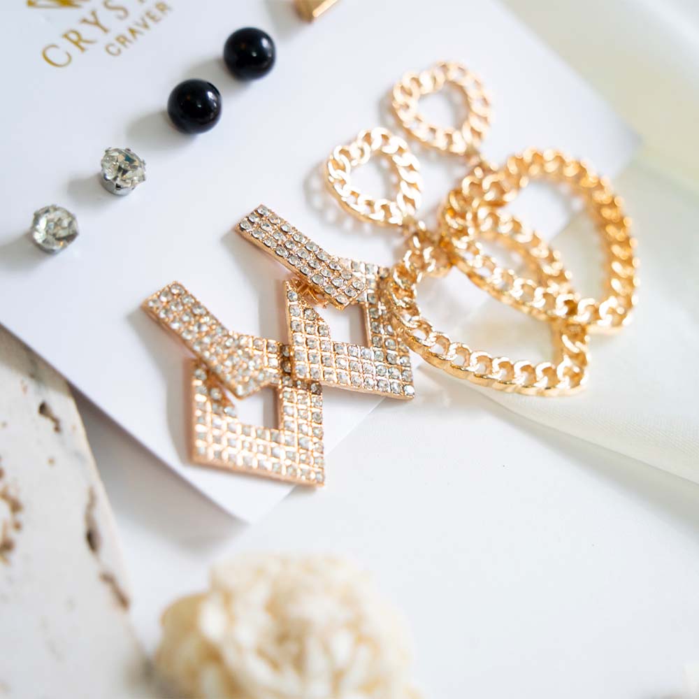 5 pair Luxe Style Earring Set