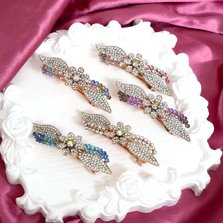 Colorful Rhinestone Hair Clip
