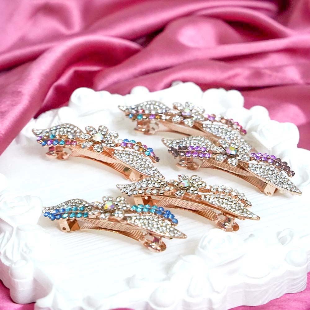Colorful Rhinestone Hair Clip