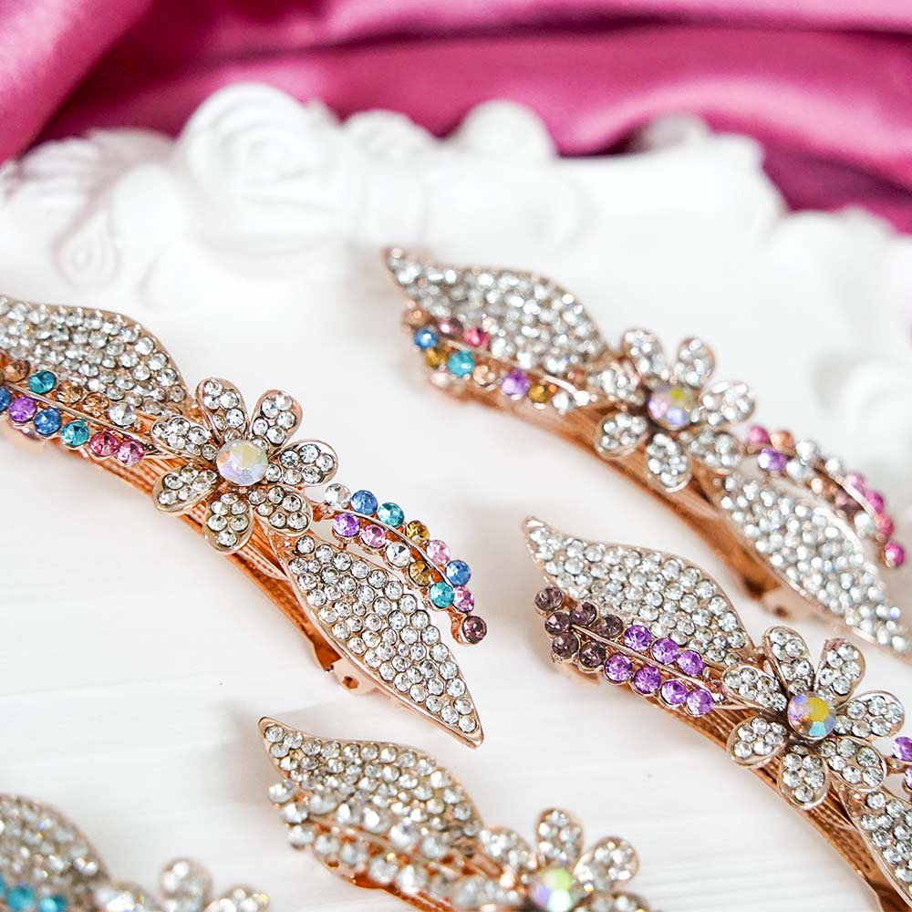 Colorful Rhinestone Hair Clip