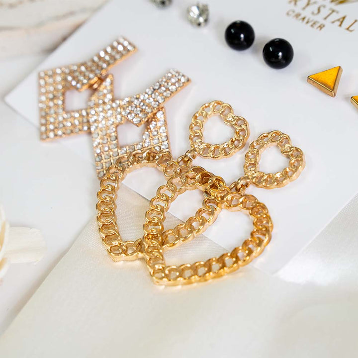 5 pair Luxe Style Earring Set