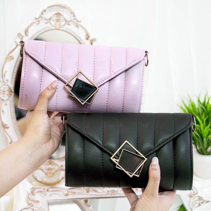Quilted Envelope Hand Bag