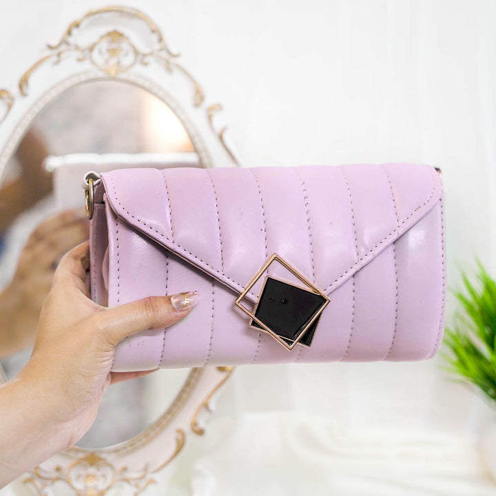 Quilted Envelope Hand Bag