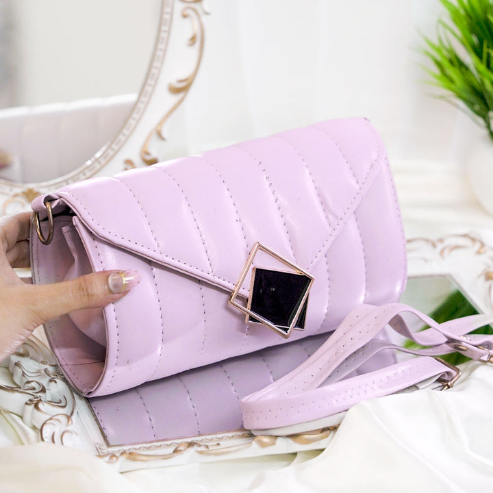 Quilted Envelope Hand Bag