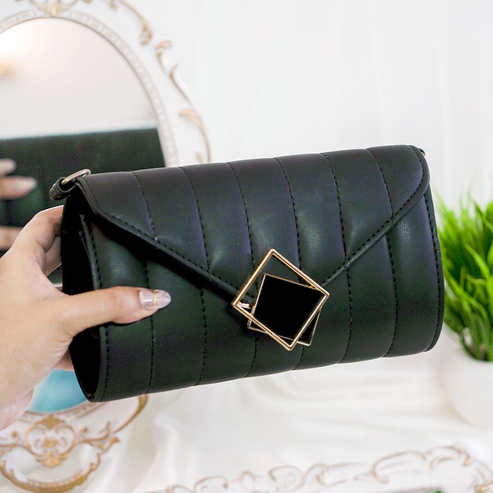 Quilted Envelope Hand Bag