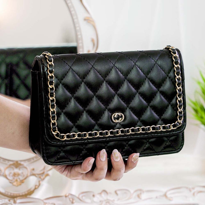 Black Caviar Sling Bag