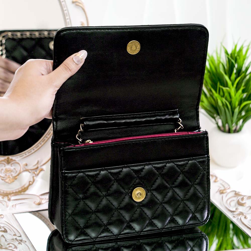 Black Caviar Sling Bag