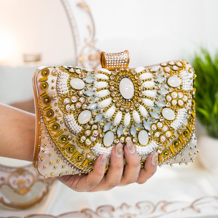 Classic White Clutch Bag