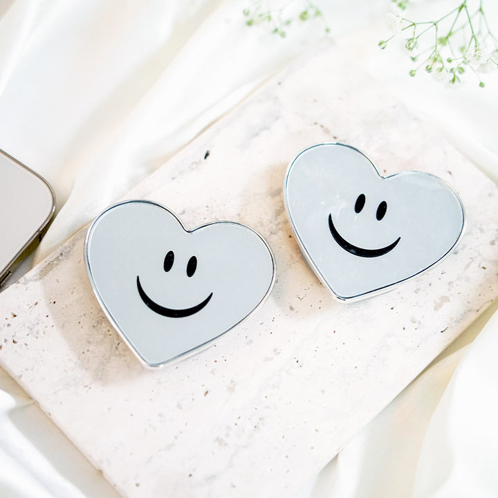 Heart Smiley Pop Socket