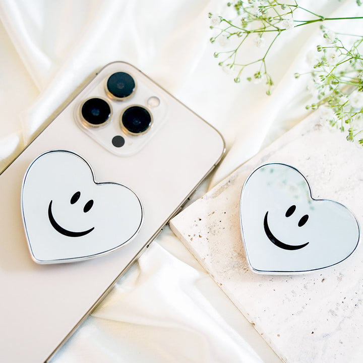Heart Smiley Pop Socket