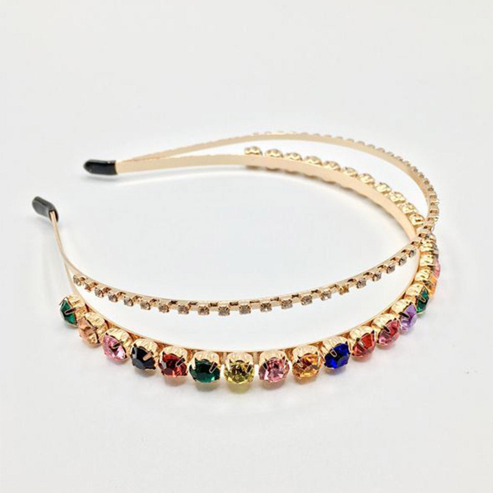 Twinkle Dual Layered Crystal Hairband