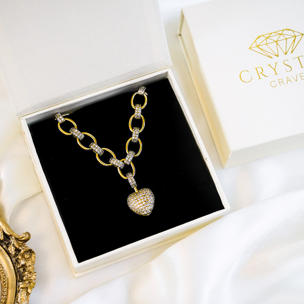 Celestial Gold Plated Necklace & Bracelet Set