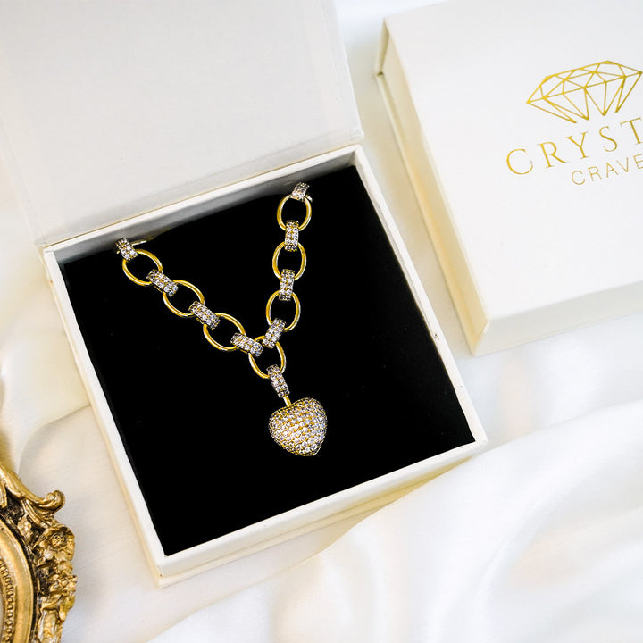 Celestial Gold Plated Necklace & Bracelet Set