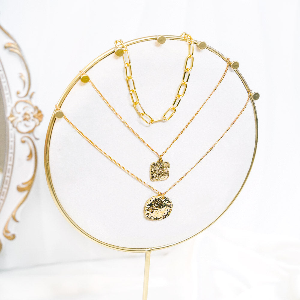 Sleek Multi-layered Long Necklace