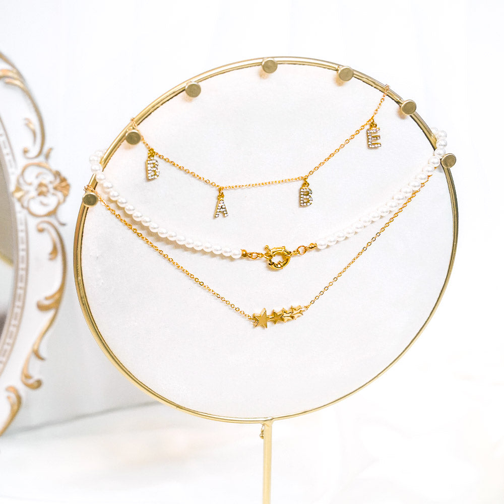 Boss Babe Golden 3 Layer Necklace