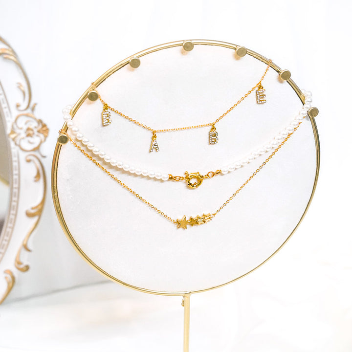 Boss Babe Golden 3 Layer Necklace