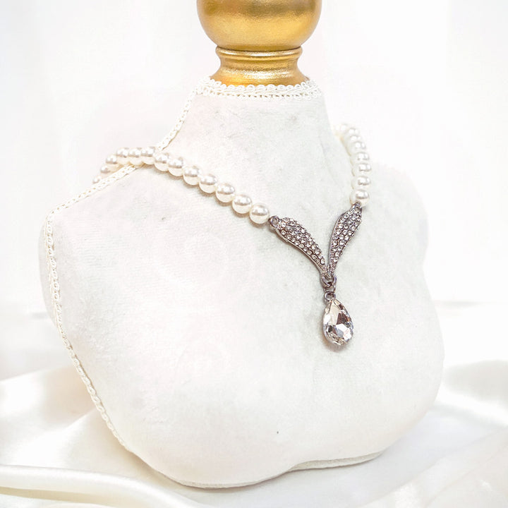 Pearl Jewel Earring, Bracelet & Necklace Combo