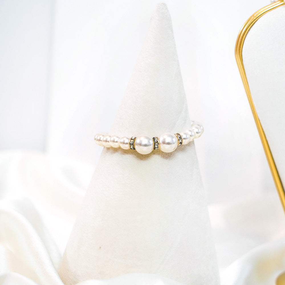 Pearl Jewel Earring, Bracelet & Necklace Combo