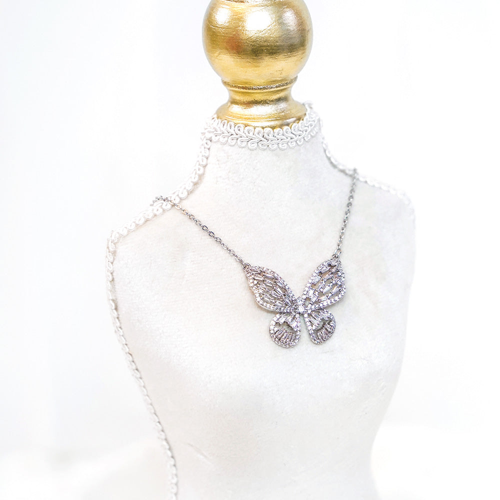 Dazzling Cubic Zirconia Butterfly Set