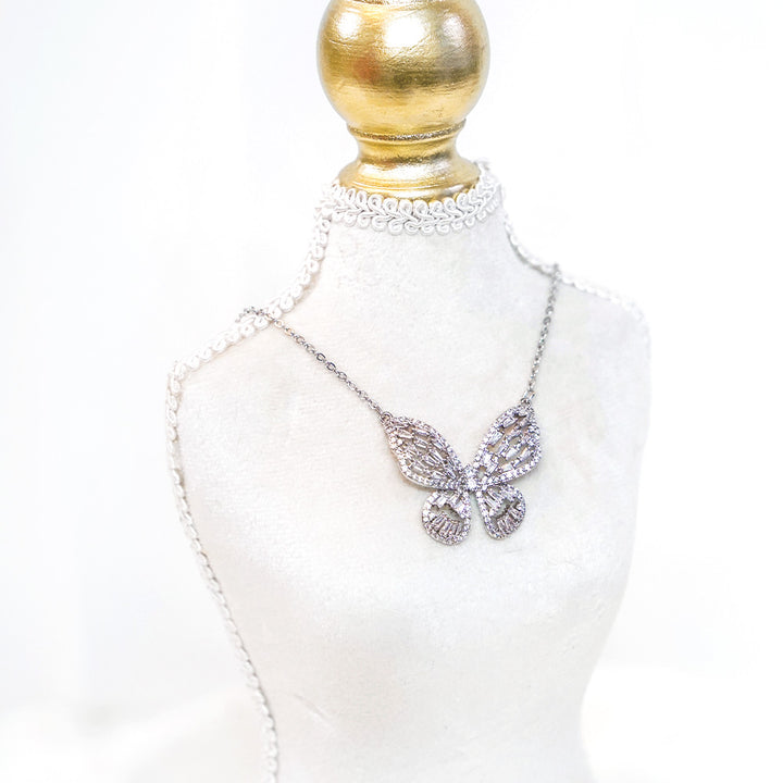 Dazzling Cubic Zirconia Butterfly Set