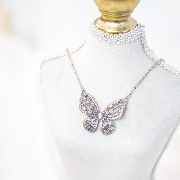Dazzling Cubic Zirconia Butterfly Set