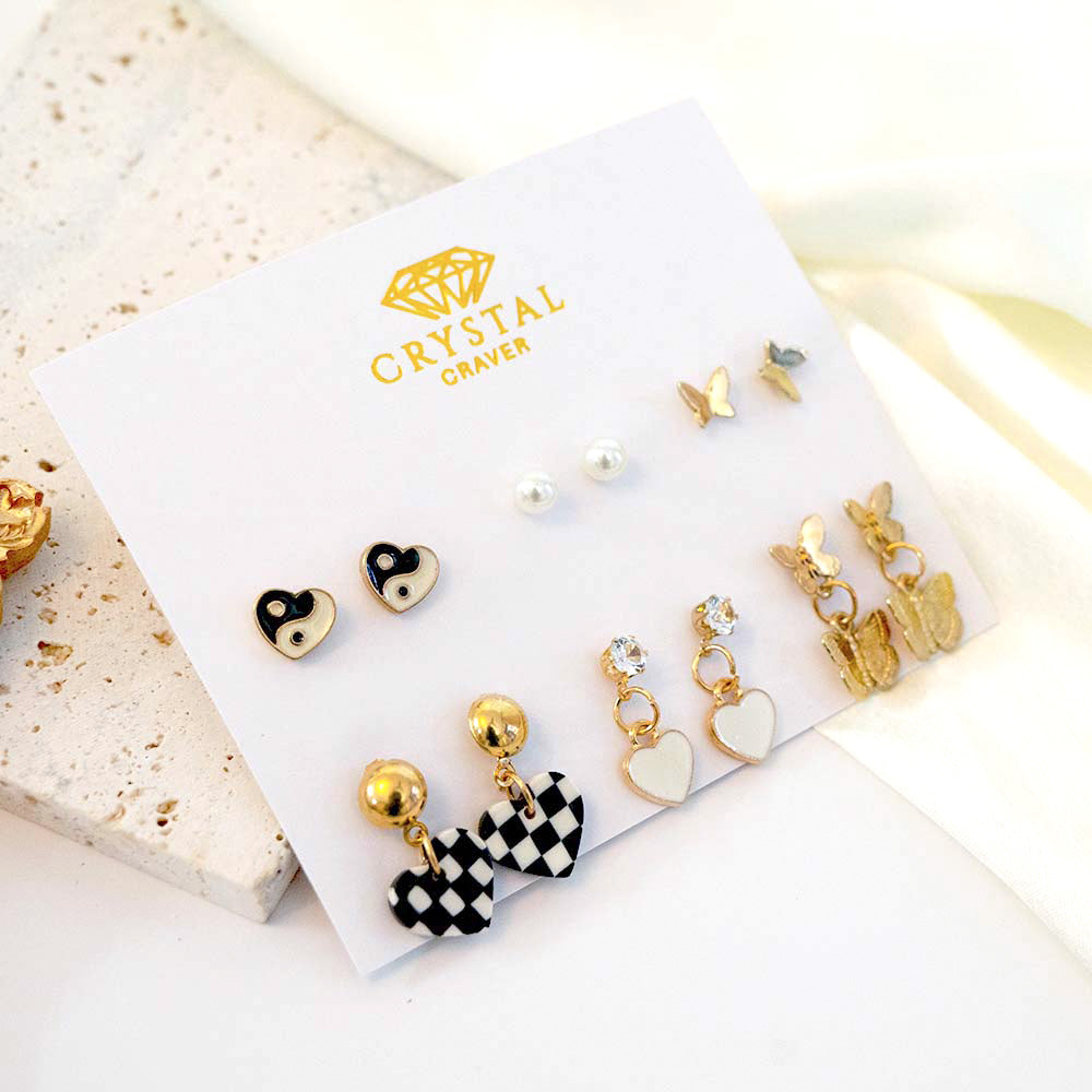 Fashion Buzz Earring Set Of 6