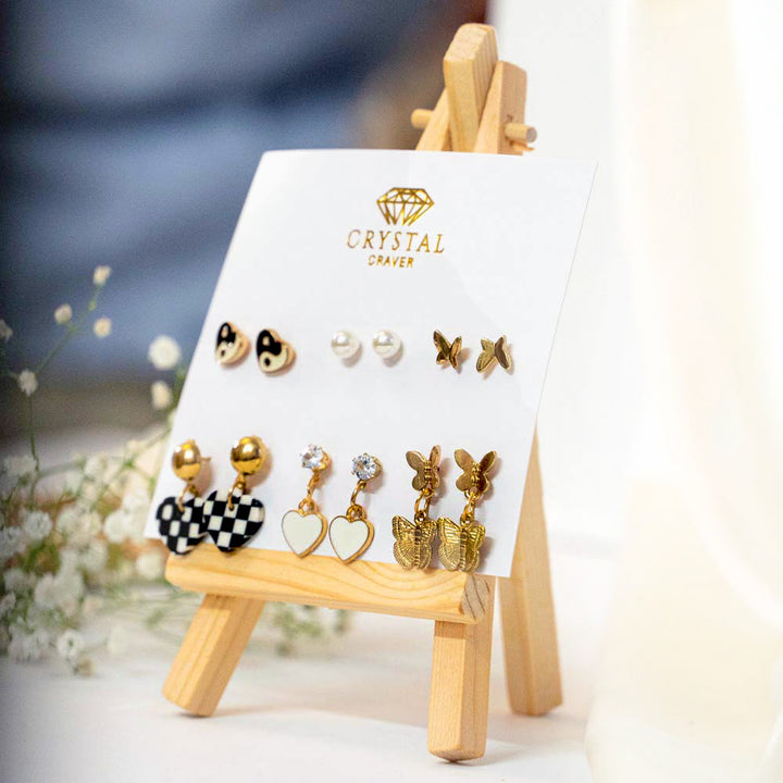 Fashion Buzz Earring Set Of 6