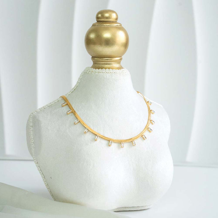 Flat Gold Chain Stainless Steel Necklace