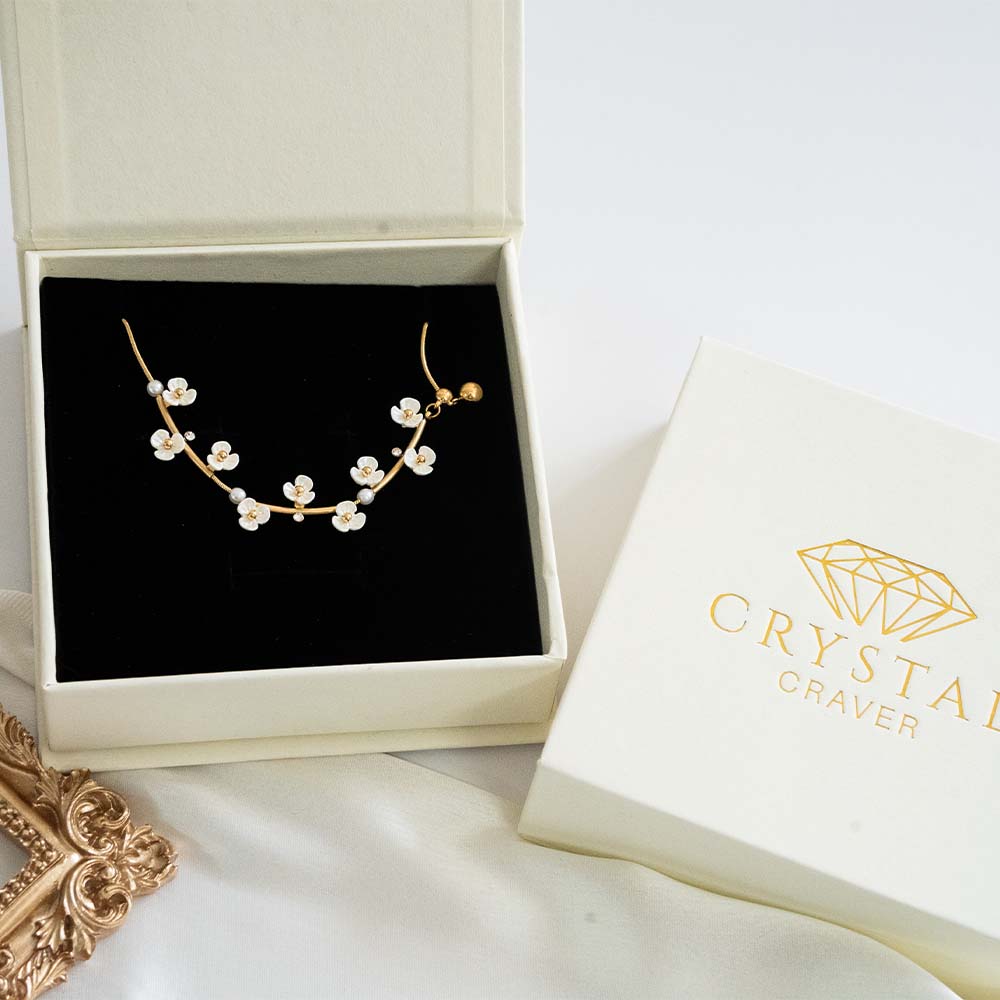 Sweet Flowers Stainless Steel Necklace