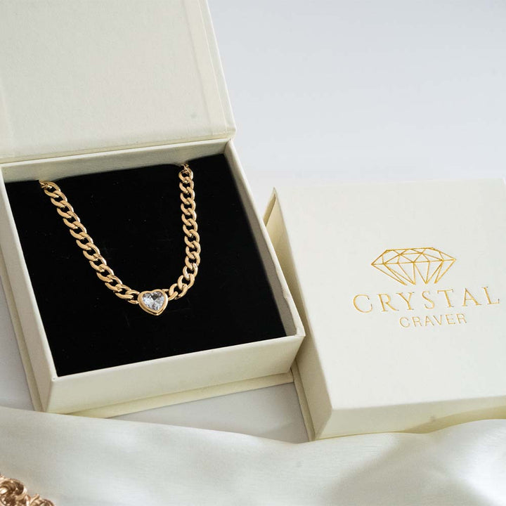 Heart Link Stainless Steel Necklace