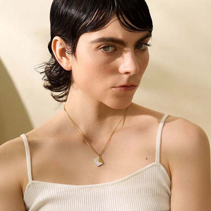 Chic Envelope Stainless Steel Necklace