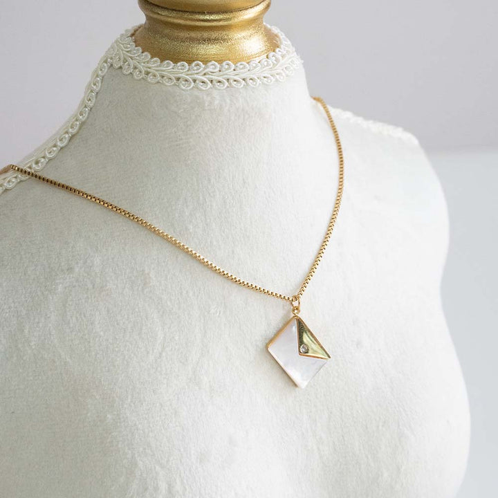 Chic Envelope Stainless Steel Necklace