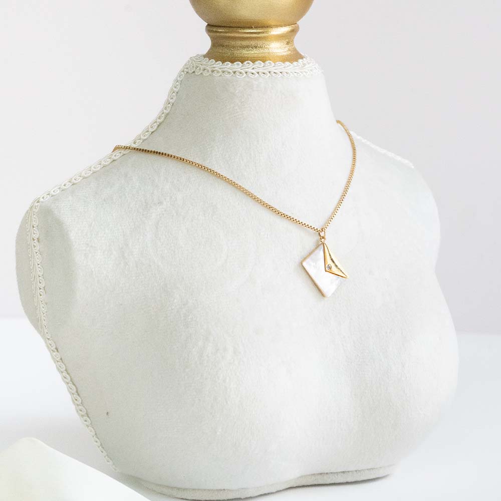 Chic Envelope Stainless Steel Necklace